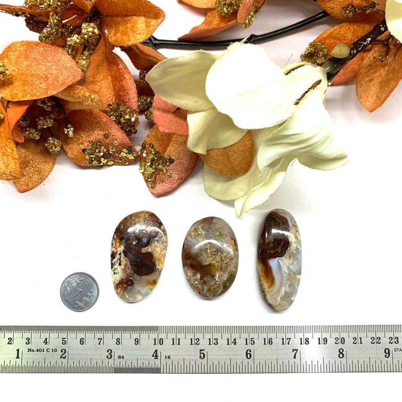 Fire Agate Cabochons