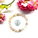 Flower Agate Round Bead Bracelet (Reach full potential)
