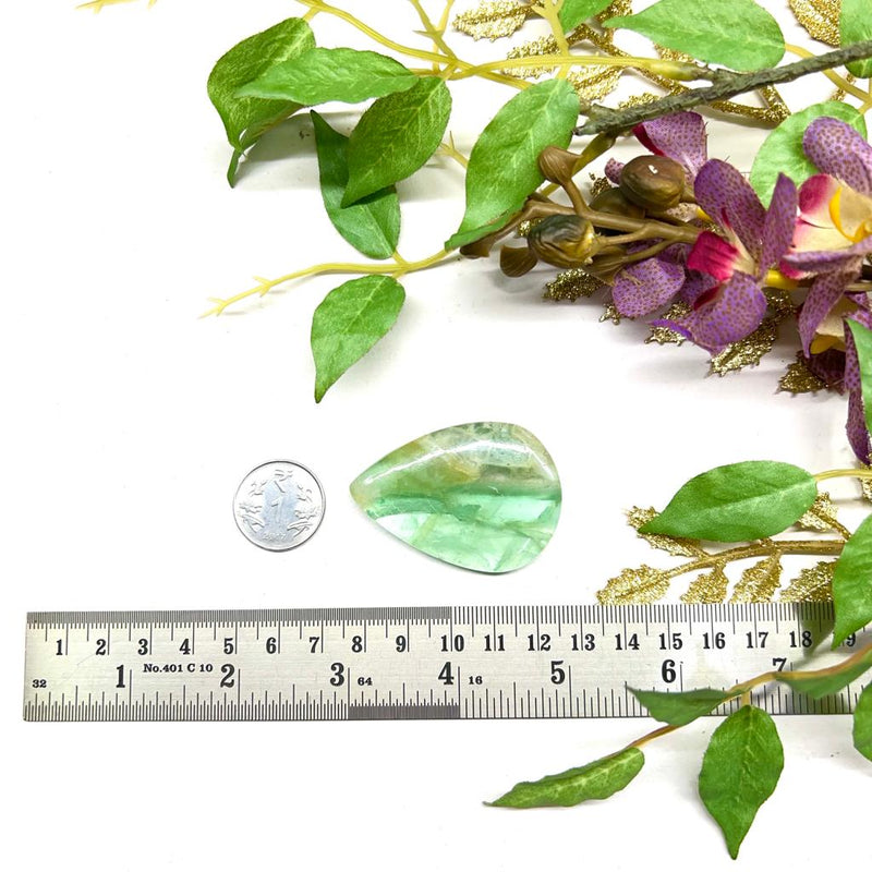 Fluorite with Pyrite Cabochons