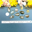 Golden and Green Rutile Cabochons