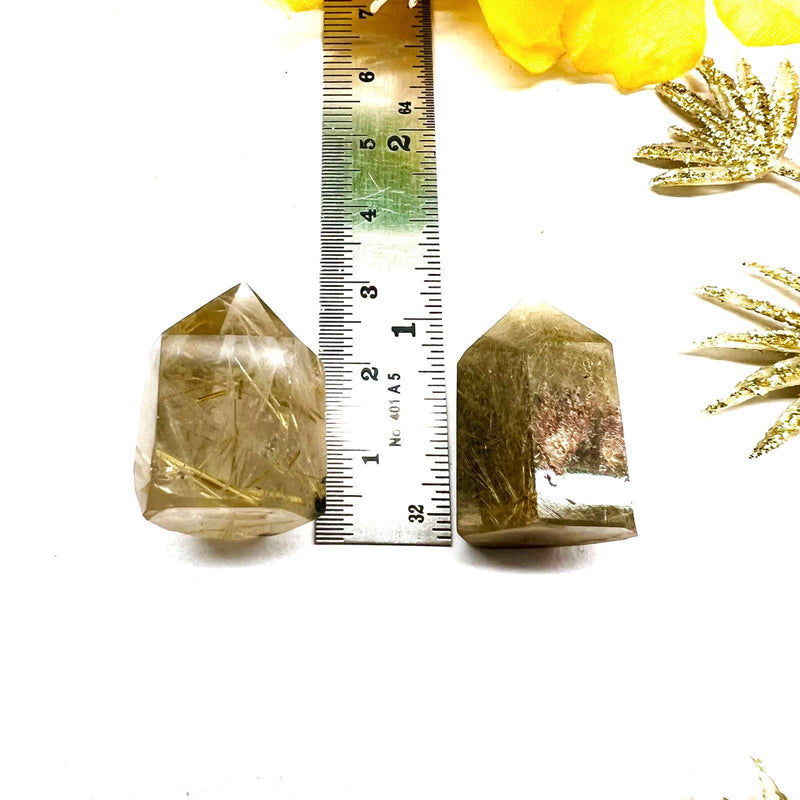 Golden Rutile Small Towers