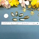 Golden and Green Rutile Cabochons