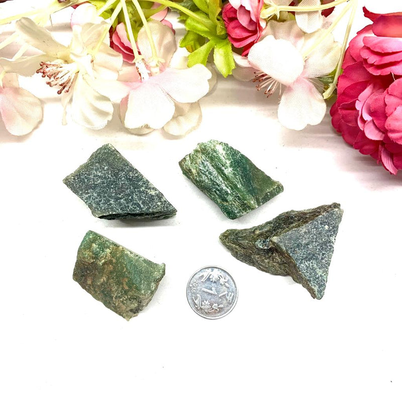 Rough Green Aventurine with Mica (Luck & Motivation)