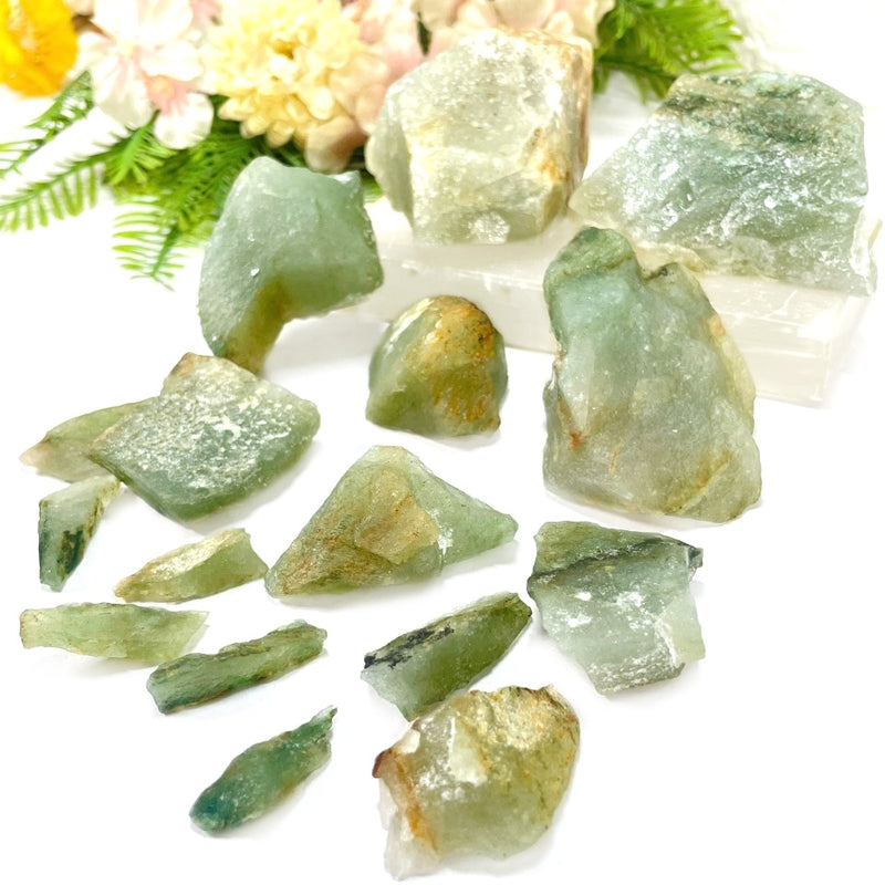 Buy authentic Green Aventurine Rough stone online for Luck