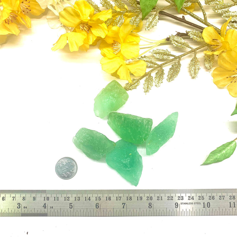 Green Fluorite Rough (Growth and Healing)