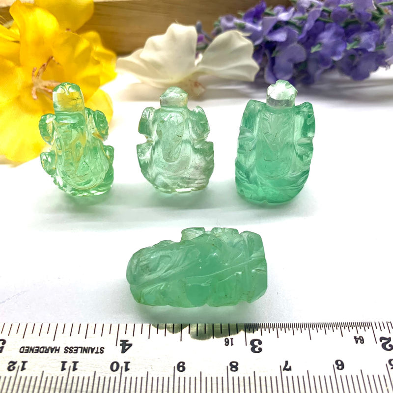 Green Fluorite Ganesha (Clarity and concentration)