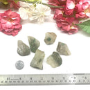 Green Tourmaline on Quartz Rough (Prosperity)