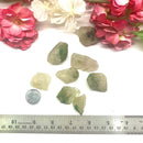 Green Tourmaline on Quartz Rough (Prosperity)