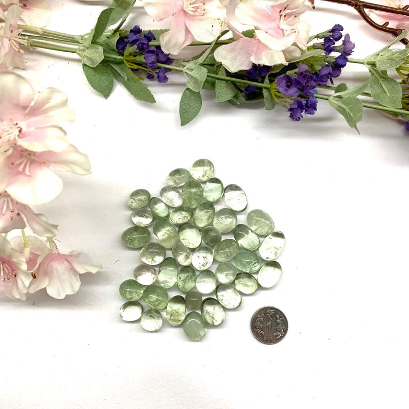 Prasiolite / Green Amethyst Tumble (Connection with Higher Self)