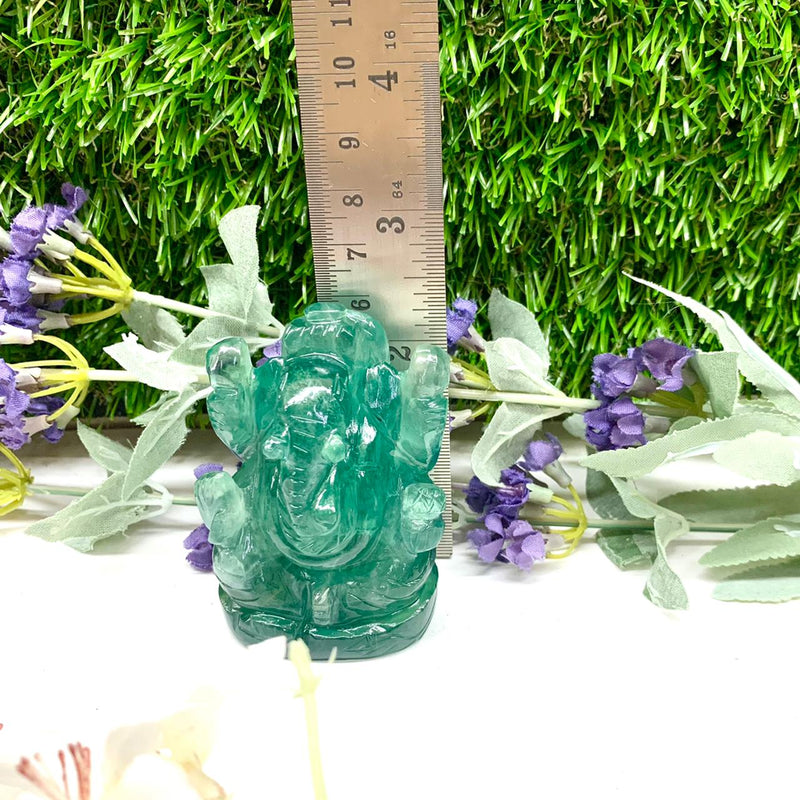 Green Fluorite Ganesha (Clarity and concentration)