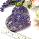 Amethyst Cluster in Heart Shape (Spirituality and Wisdom)