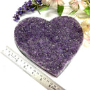 Amethyst Cluster in Heart Shape (Spirituality and Wisdom)