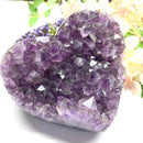 Amethyst Cluster in Heart Shape (Spirituality and Wisdom)