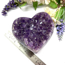 Amethyst Cluster in Heart Shape (Spirituality and Wisdom)