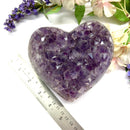 Amethyst Cluster in Heart Shape (Spirituality and Wisdom)