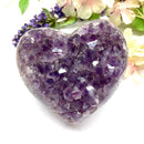 Amethyst Cluster in Heart Shape (Spirituality and Wisdom)