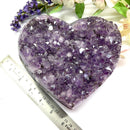 Amethyst Cluster in Heart Shape (Spirituality and Wisdom)