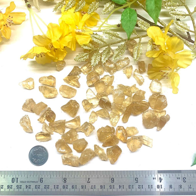 Honey Calcite Rough (Small) (Courage & Confidence)
