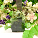 Prehnite Towers Free form with Point & 2 Sides Polished