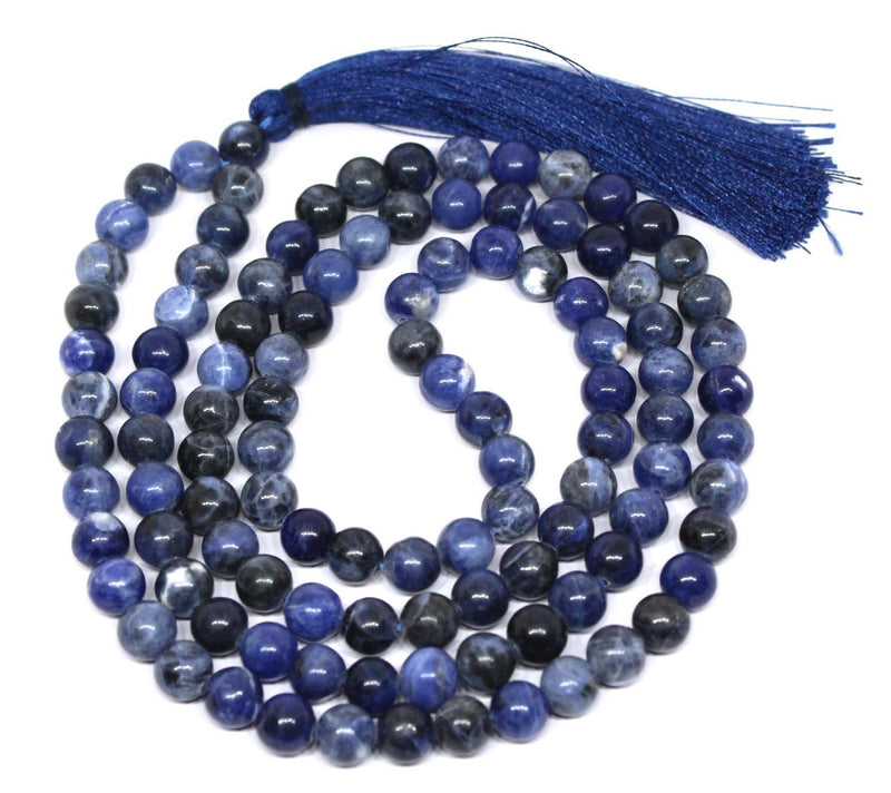 Sodalite Round  Beads Jaap Mala (Creative Expression)