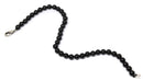 Black Onyx 6mm Round Bead Anklet