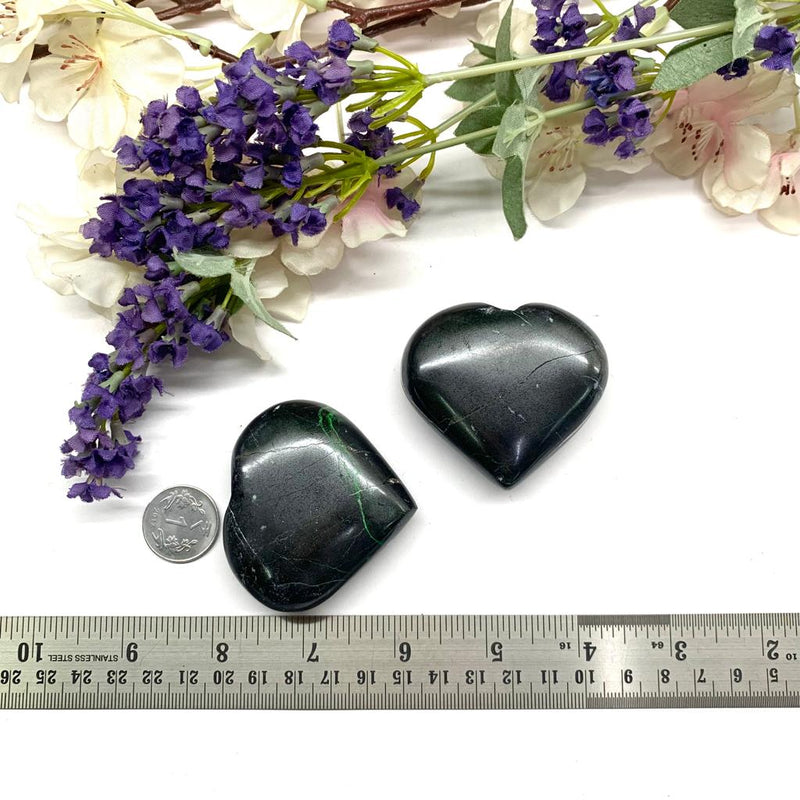 Black Kammererite Hearts (Spiritual Evolution)