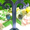 Labradorite Earrings in Silver