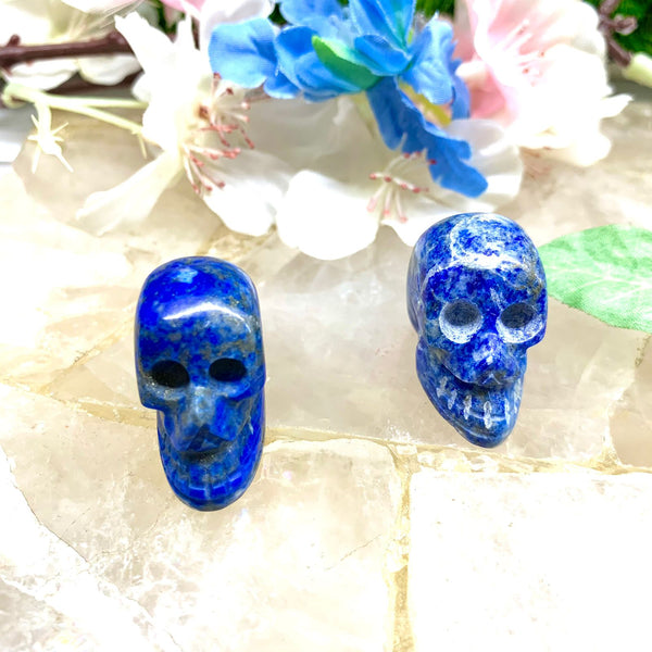 Lapis Lazuli Crystal Skull