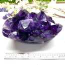 Large Amethyst Clusters in AAA Extra Quality from Brazil