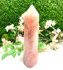 Large Rose Quartz Towers (Love and Harmony)