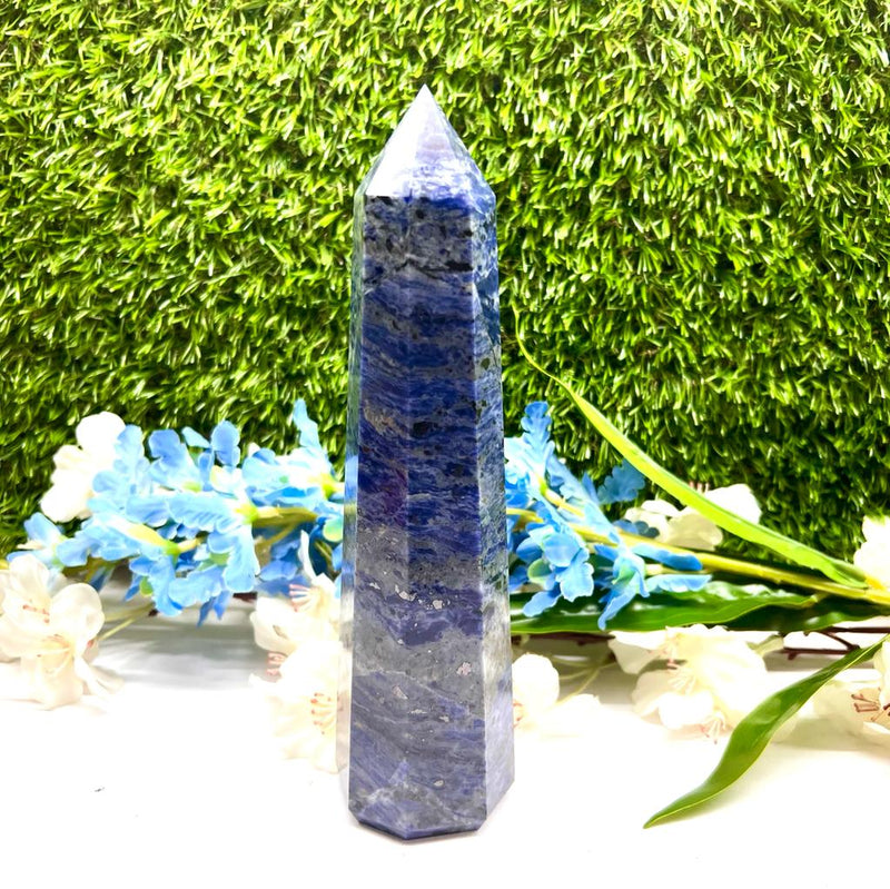 Large Sodalite Towers (Creative Expression)