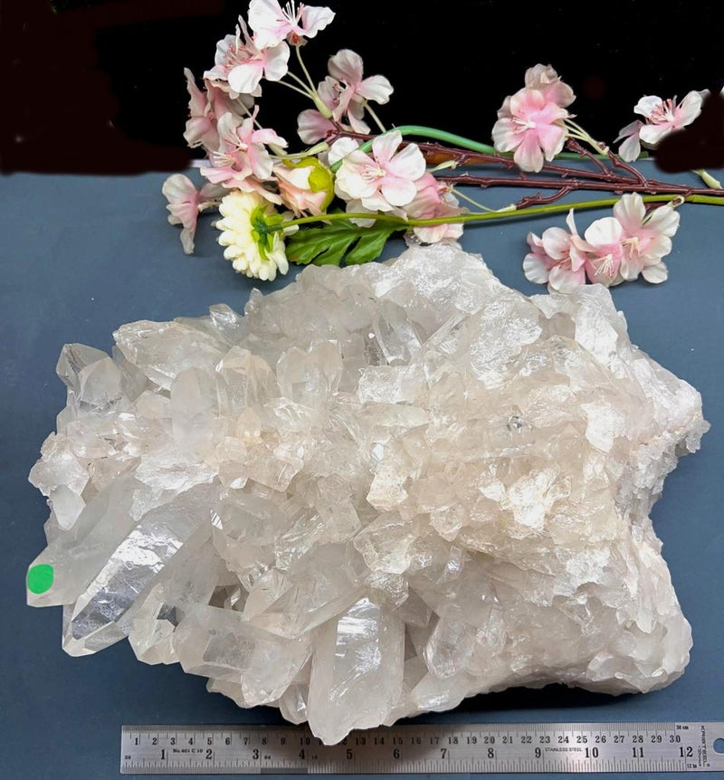 Clear Quartz Large Clusters from Brazil