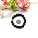 Lava Round Bead Bracelet