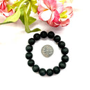 Lava Round Bead Bracelet