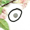 Lava Round Bead Bracelet