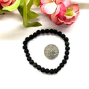 Lava Round Bead Bracelet