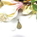 Leaf Jasper Pendant in Silver (Stability & Nurturing)