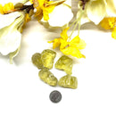 Lemon Quartz Rough (Structure and Focus)