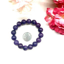Lepidolite Round Bead Bracelet (Mediumship & Psychic skills)