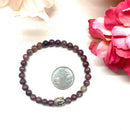 Lepidolite Round Bead Bracelet (Mediumship & Psychic skills)