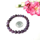 Lepidolite Round Bead Bracelet (Mediumship & Psychic skills)