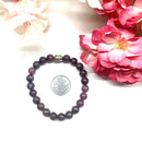 Lepidolite Round Bead Bracelet (Mediumship & Psychic skills)