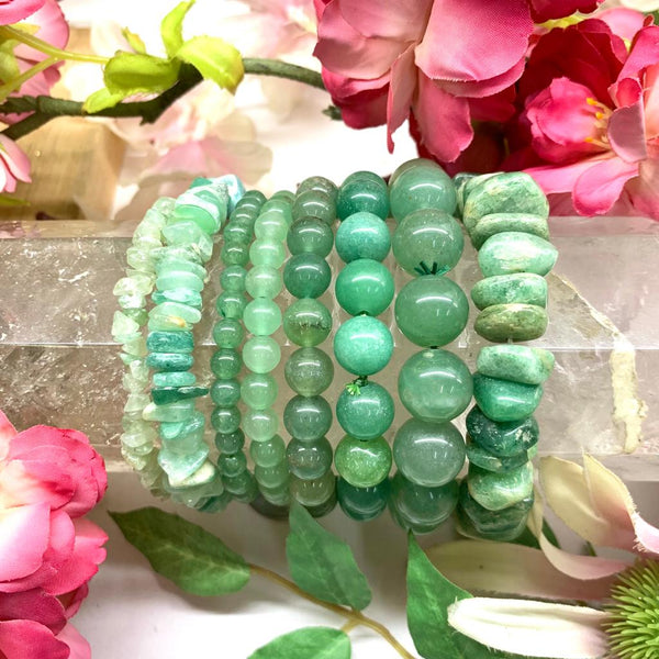 Gemstone Green Aventurine Bracelet, For Wearing at Rs 600/piece in Haridwar