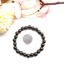 Magnetite Round Bead Bracelet (Balance Yin-Yang)