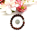 Mahogany Obsidian Round Bead Bracelet (Grounding and Protection)