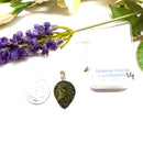 Moldavite Pendant in Silver Casing from Nova Hospoda (Czech Republic)