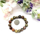 Mookaite Jasper Round Bead Bracelet