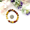 Mookaite Jasper Round Bead Bracelet