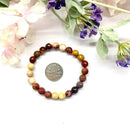 Mookaite Jasper Round Bead Bracelet