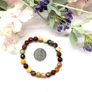 Mookaite Jasper Round Bead Bracelet